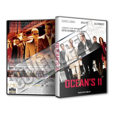 Ocean's 11 - 12 - 13 BoxSet Türkçe Dvd Cover Tasarımları